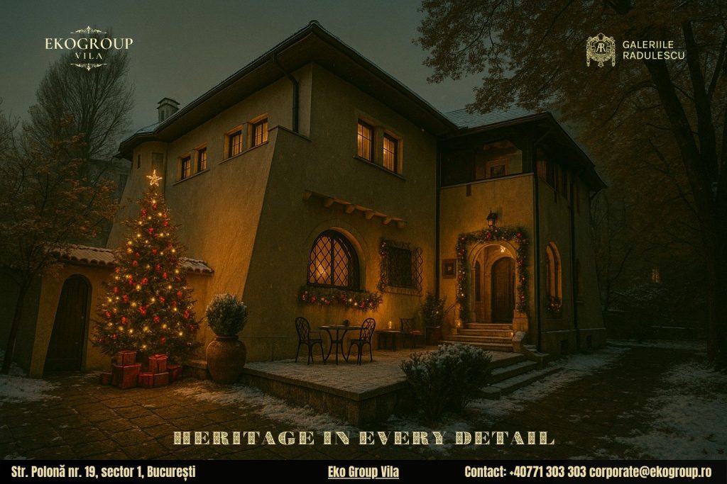 Poveste de Craciun în Casa Tătărăscu: Eleganța Anilor ’30 la Eko Group Vila